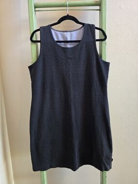 Horny Toad Black Knit Tank Dress, Sz L